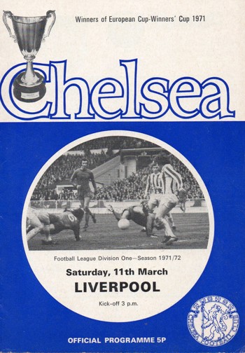 Match programme
